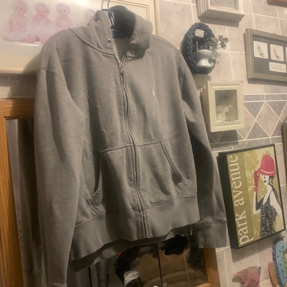 Polo sweat jacket